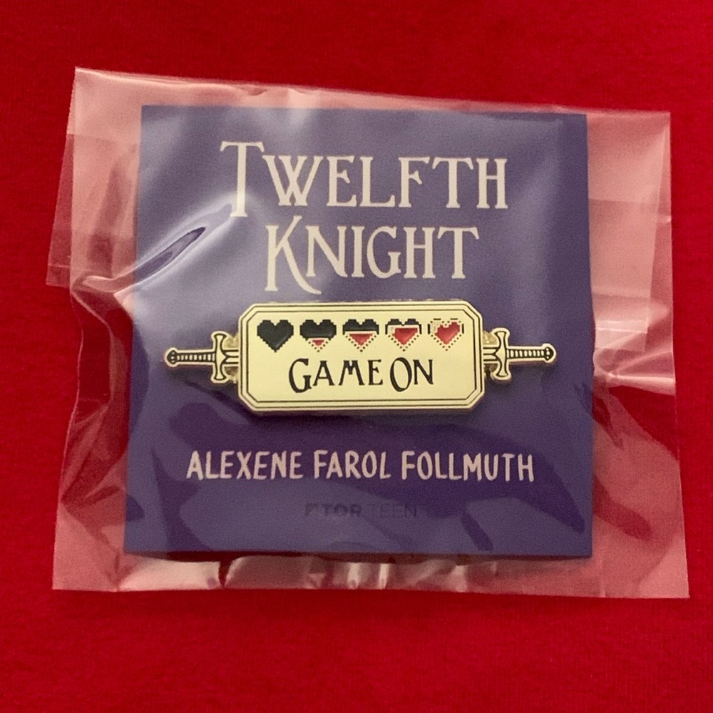 Twelfth Knight Game On Lapel Pin Alexene Farol Follmuth NWT